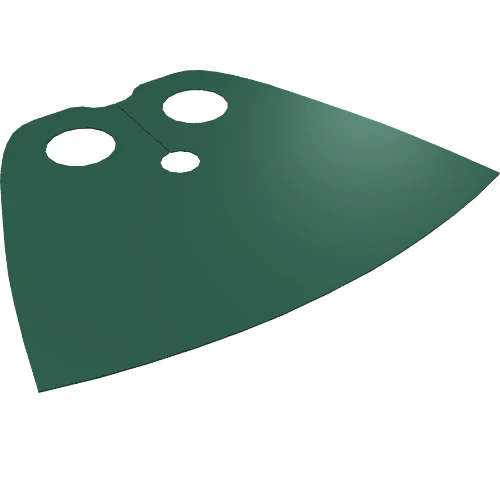 Part 99464 – Minifigure Cape Cloth, Very Short – Traditional Starched Fabric