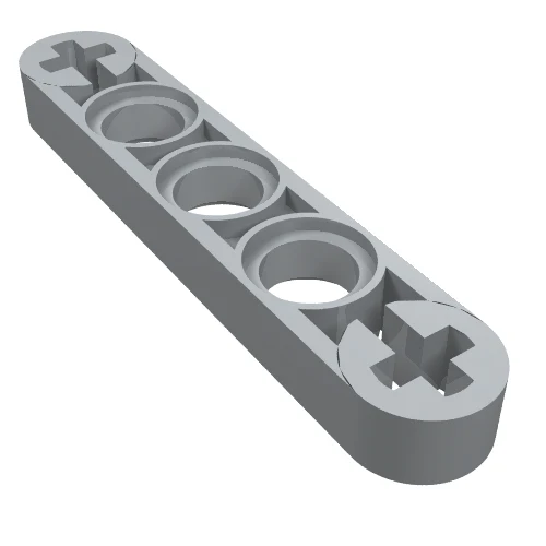 Del 11478 – Teknik, Lyftarm Tunn 1 x 5 – Axle Holes