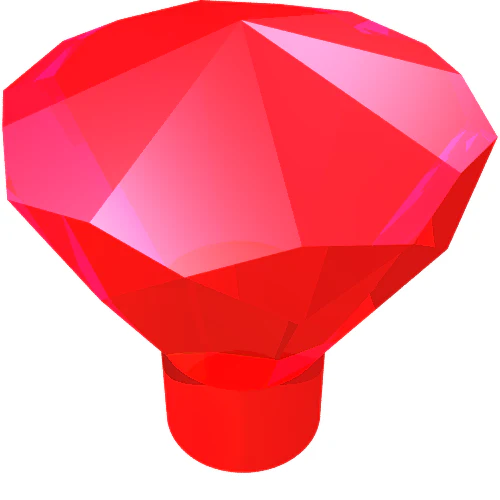 Del 30153 – Rock 1 x 1 Jewel 24 Facet