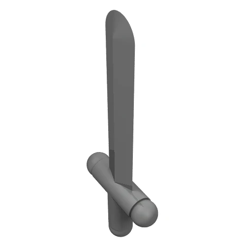 Del 3847 – Minifigur, Vapen Svärd, Kortsvärd