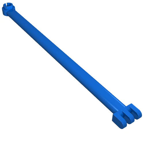 Part 2375 – Hinge Bar 12L with 3 Fingers and Open End Stud