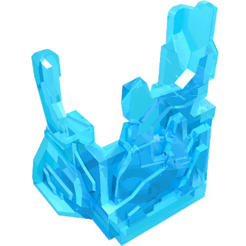 Del 15091 – Rock Panel 2 x 4 x 3 med frakturer (Chima Ice Cage)