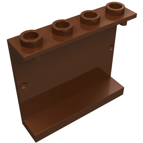 Del 4215b – Panel 1 x 4 x 3 – Ihåliga dubbar
