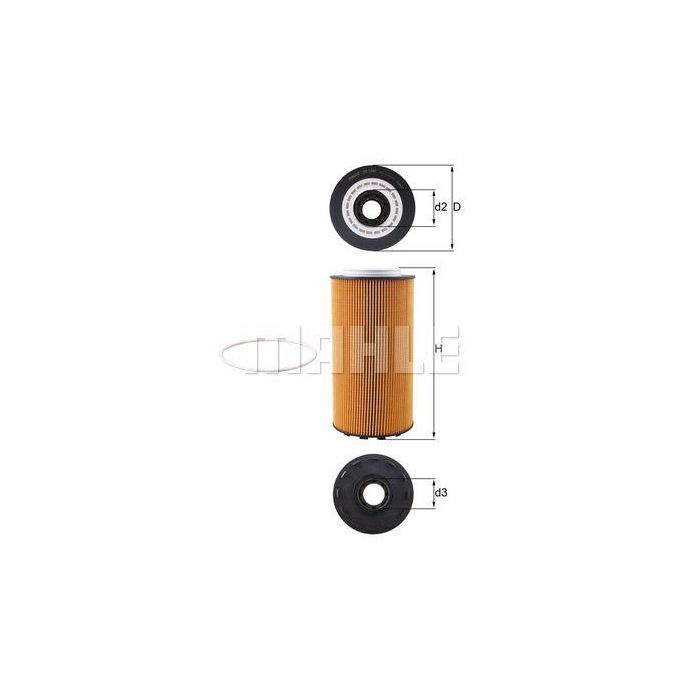 Oljefilter Mahle 30-OX1293D