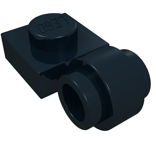 Del 4081b – Plåt, Modifierad 1 x 1 med ljusfäste – Tjock ring