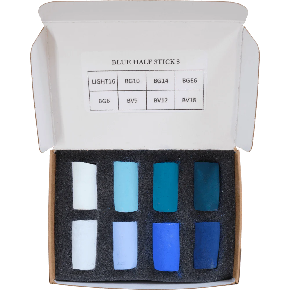 Miniset pasteller – Blå toner
