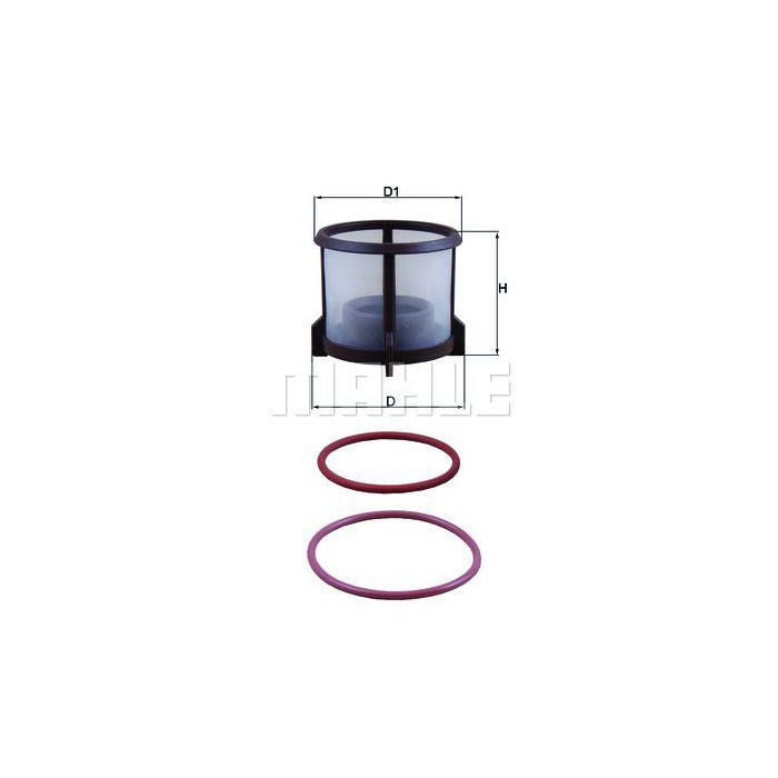 Bränslefilter Mahle 30-KX72D2