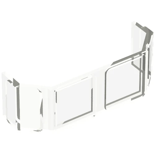 Part 17457 – Glass for Train Front 2 x 6 x 2