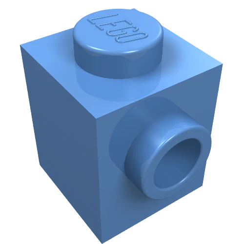 Part 26604 – Brick, Modified 1 x 1 with Studs on 2 Sides, Adjacent
