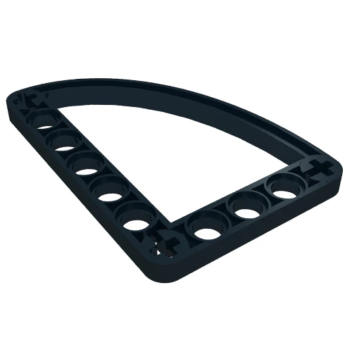 Del 32251 – Teknik, Lyftarm, Modifierad L-Shape Quarter Ellipse Thin 5 x 7