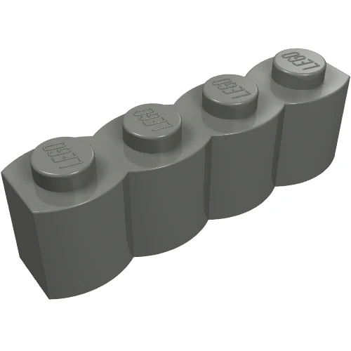 Del 30137 – Brick, Modifierad 1 x 4 med loggprofil
