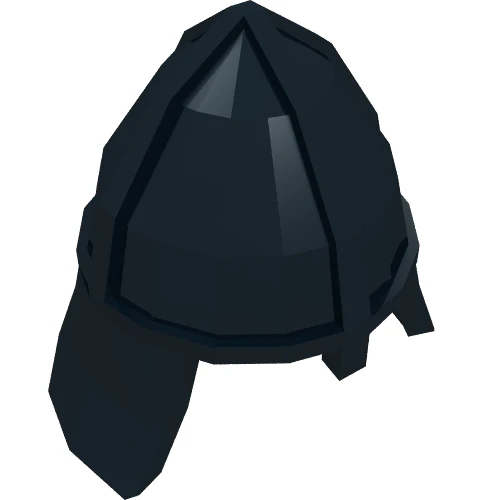 Del 3844 – Minifigur, Huvudbonadshjälmslott med nackskydd