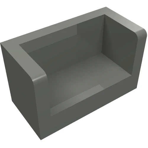 Del 23969 – Panel 1 x 2 x 1 med rundade hörn och 2 sidor