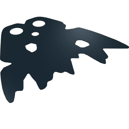 Part 86038 – Minifigure Cape Cloth, Holes and Tattered Edges