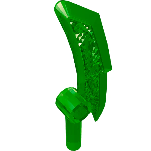 Del 18950 – Minifigur, vapenblad med stång (Ninjago Jade Blade)