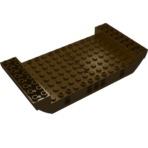 Del 95227 – Båt, Skrov Stor Mellan 8 x 16 x 2 1/3 med 5 hål