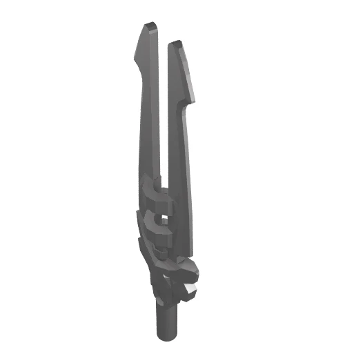 Del 11103 – Minifigur, Vapen Svärd, Dubbelblad med Stånghållare (Valious)