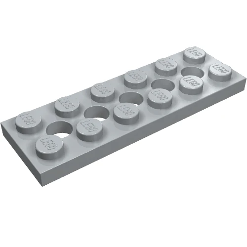 Del 32001 – Teknik, Plåt 2 x 6 med 5 hål