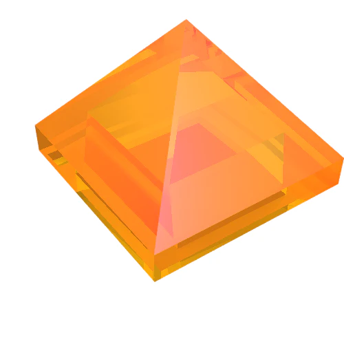 Del 22388 – Slope 45 1 x 1 x 2/3 Quadruple Convex Pyramid