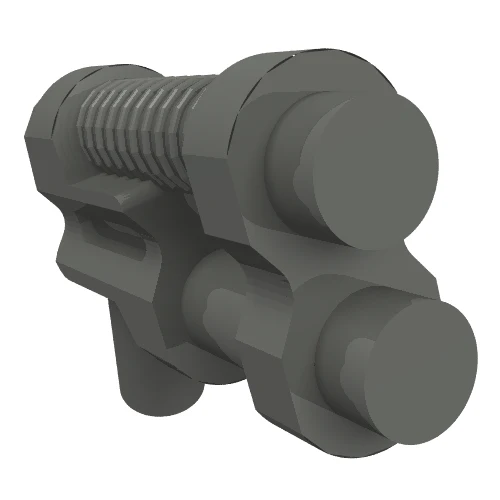 Del 95199 – Minifigur, vapenpistol, tvåpipspistol