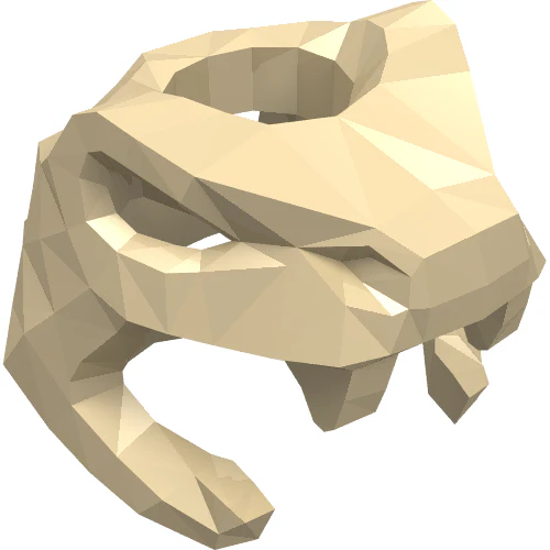 Del 18962 – Minifigur, Huvudbonadshjälm Snake Skull