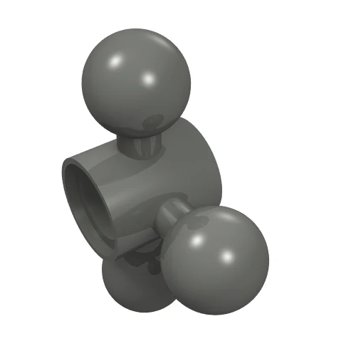 Part 15460 – Technic, Steering Arm with 3 Tow Ball, Compact