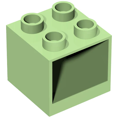 Part 4890 – Duplo, Furniture Cabinet 2 x 2 x 1 1/2