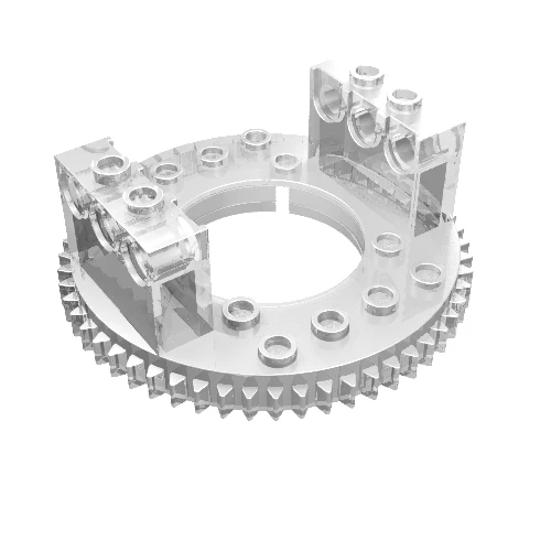 Part 2855 – Technic Turntable 56 Tooth Extended Arms, Top