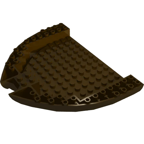 Del 64651 – Båt, skrovtegel 16 x 13 x 2