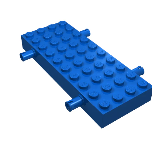 Del 30076 – Tegelsten, modifierad 4 x 10 med 4 stift