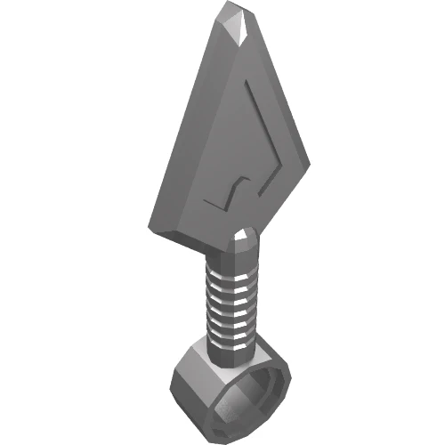 Del 98338 – Minifigur, Weapon Spear Short med stifthål (Kunai)