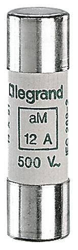 Legrand 014012 Cylindrisk säkring 12 A 500 V/AC 10 st