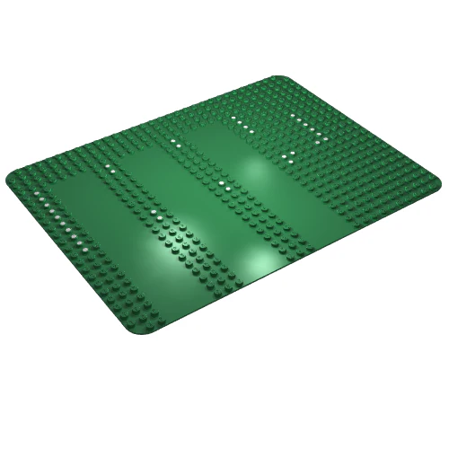 Part 915p01 – Baseplate 24 x 32 with Three Driveways with Sets 357 / 570 Dots Pattern