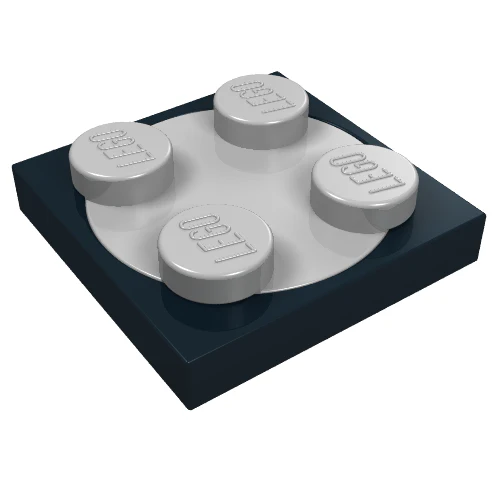 Del 3680c02 – Skivspelare 2 x 2 tallrik med ljusblågrå topp (3680 / 3679)