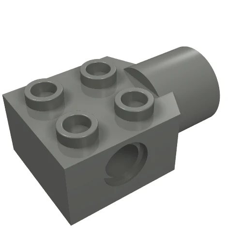 Part 48169 – Technic, Brick Modified 2 x 2 with Pin Hole and Rotation Joint Socket