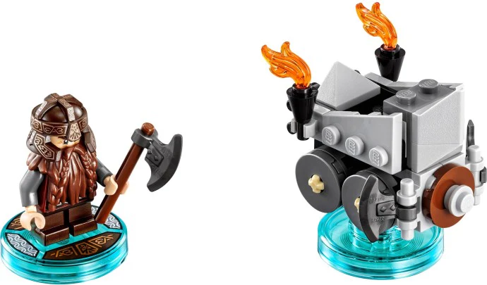Set 71220 – Fun Pack – The Lord of the Rings (Gimli and Axe Chariot)