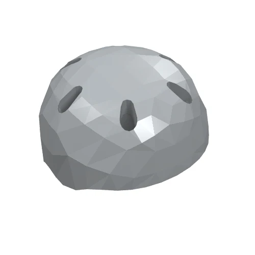 Del 46303 – Minifigur, huvudbonadshjälmsport med ventilationshål