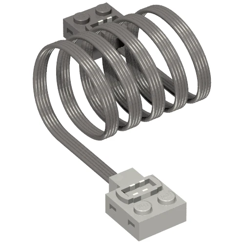 Del 58118 – Elektrisk, Power Functions-förlängning med en ljusblågrå ände (längd 50 cm)