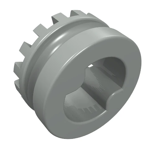 Part 4265b – Technic Bush 1/2 Toothed, Two Interior Ridges