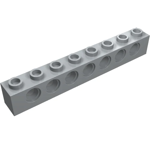 Del 3702 – Teknik, Tegel 1 x 8 med hål