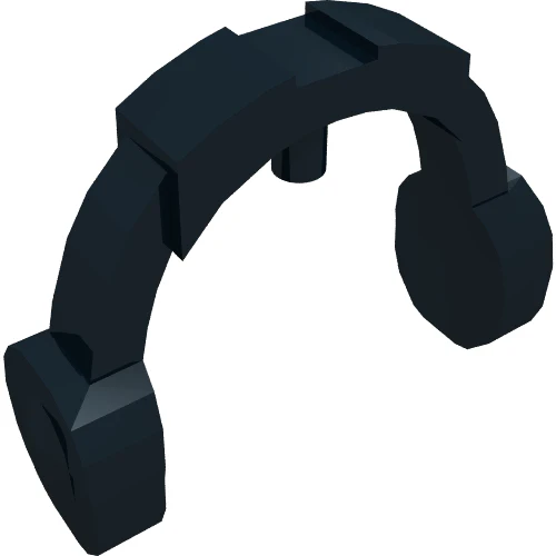 Del 14045 – Minifigur, hörselskydd / hörlurar / headset – tjocka armar