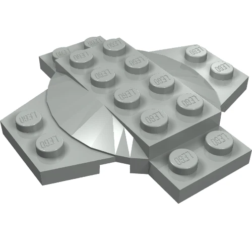 Part 30303 – Plate, Modified 6 x 6 x 2/3 Cross with Dome