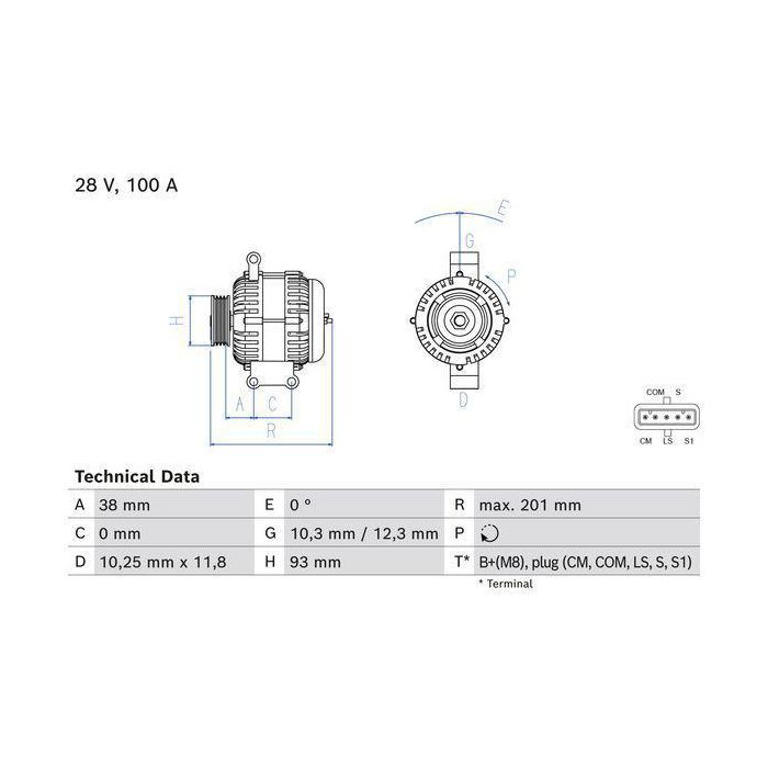 Generator Bosch 30-0986084290