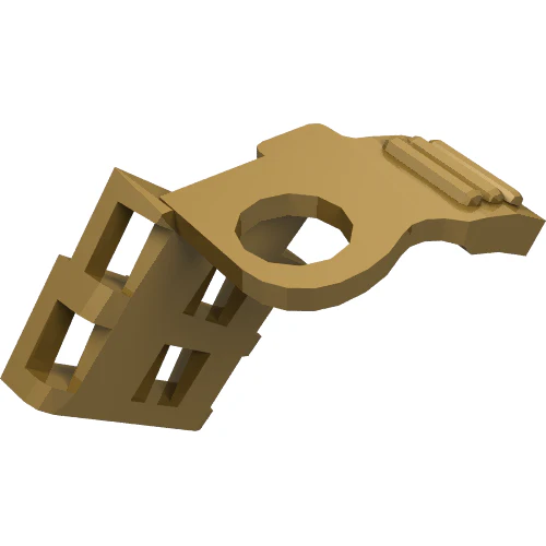 Del 23983 – Minifigure Armor Shoulder Pad med skida för 2 Katanas