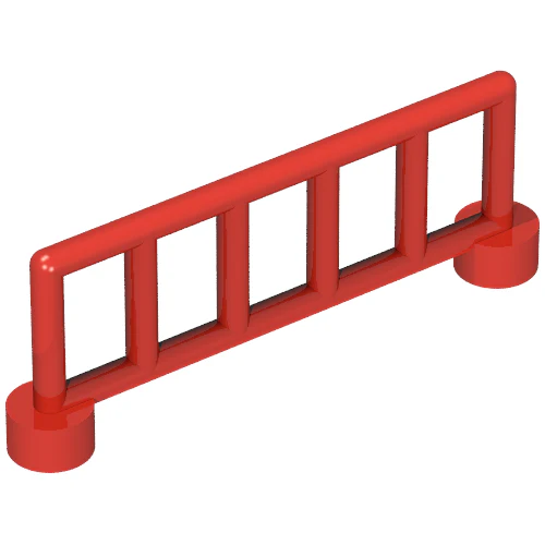 Part 12602 – Duplo Fence 1 x 6 x 1 1/2 Railing with 6 Posts