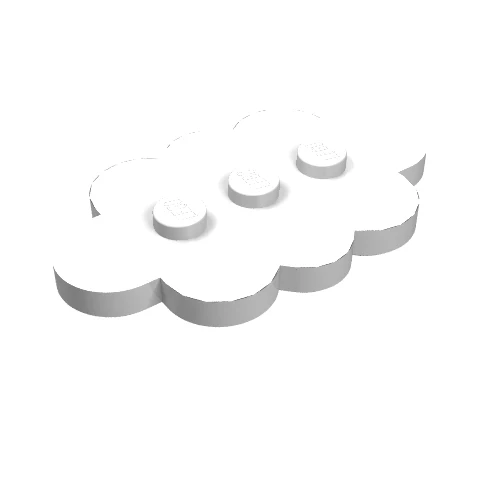 Del 35470 – Kakel, Modifierad 3 x 5 Moln