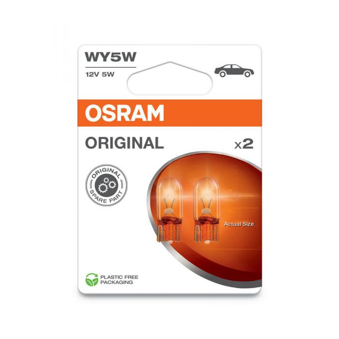 Glödlampa WY5W Original Line Orange (2-Pack) Osram 22-2827NA2BL