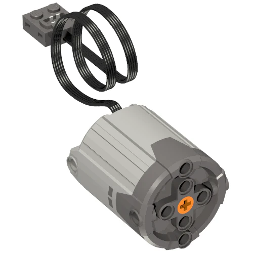 Part 58121c01 – Electric, Motor 9V Power Functions XL with Dark Bluish Gray Bottom