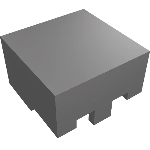 Del 19730 – minifigur, huvudbonadshjälm rektangulär (Minecraft)