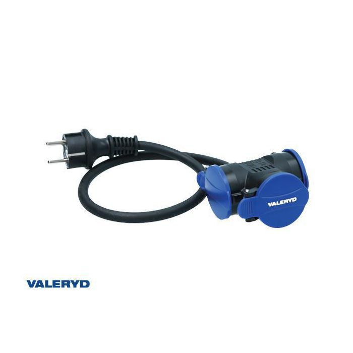 3-vägsuttag 0,5 m 250V/16A Valeryd 73-3060010